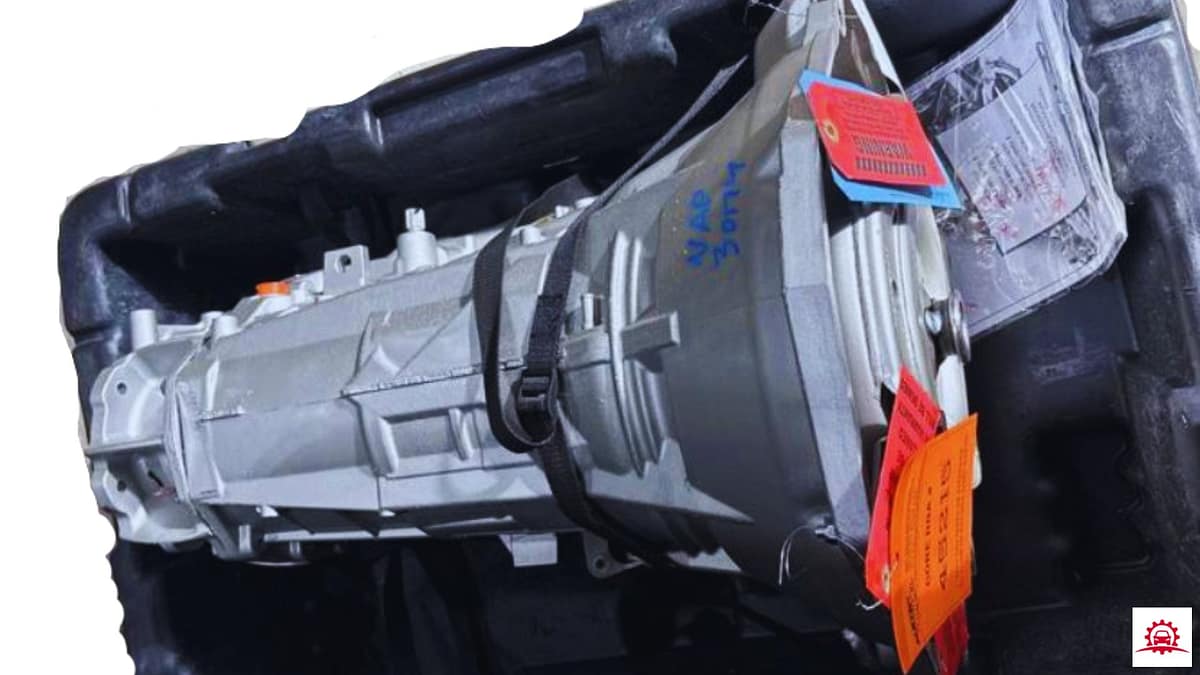 Picture of a remanufactured transmission ready to shipped to Florida.