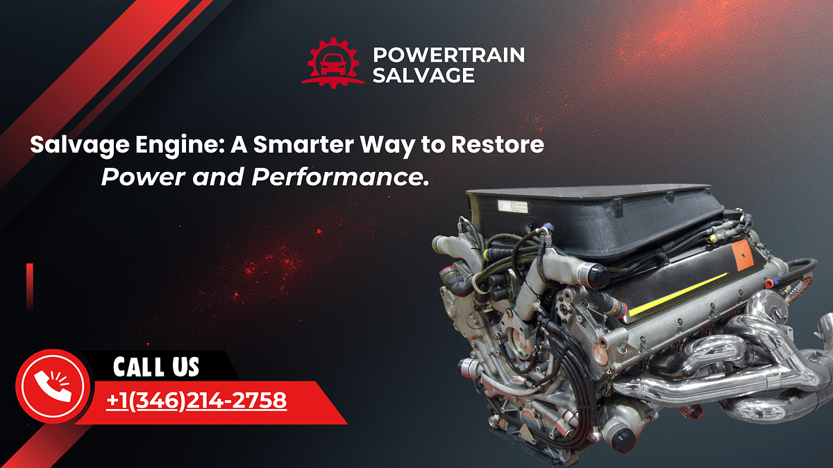 Salvage Engine A Smarter Way to Restore Power and Performance.