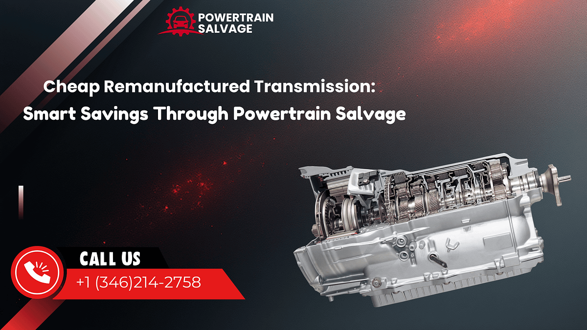 Cheap Remanufactured Transmission_ Smart Savings Through Powertrain Salvage