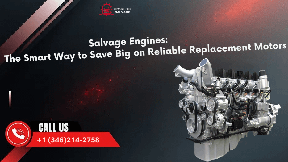 Salvage Engines: The Smart Way to Save Big on Reliable Replacement Motors