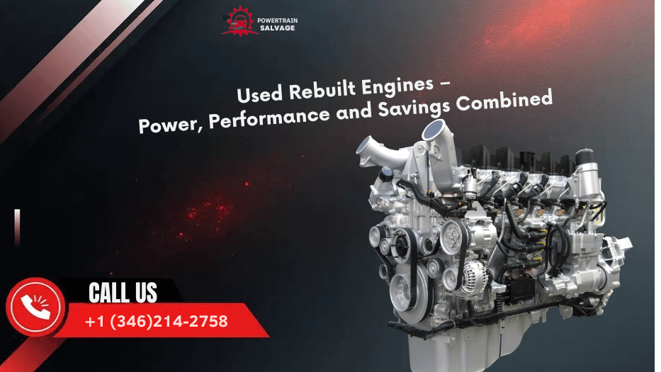 Used Rebuilt Engines – Power, Performance and Savings Combined